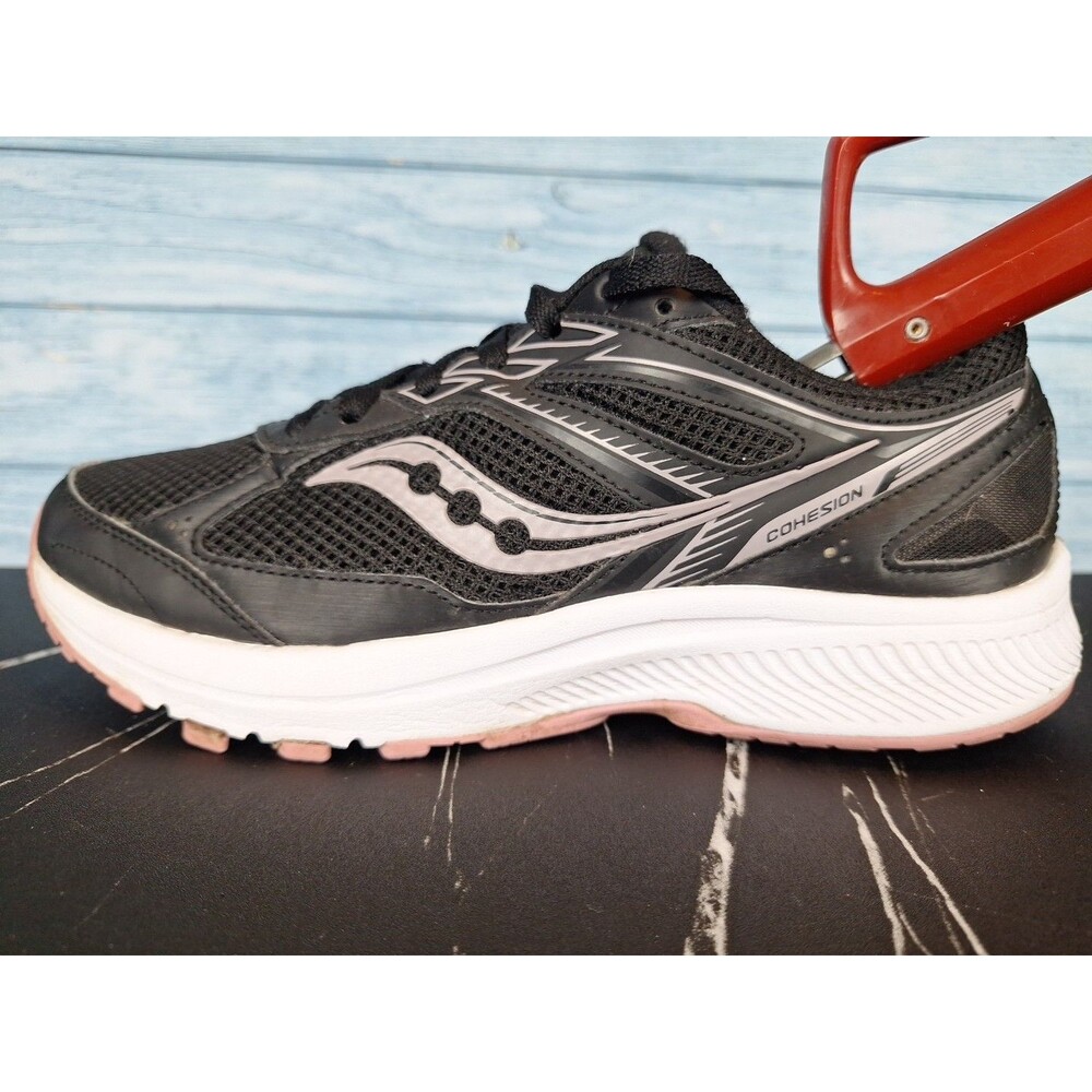 Saucony Cohesion Women's Black Pink Running Shoes Sz 9